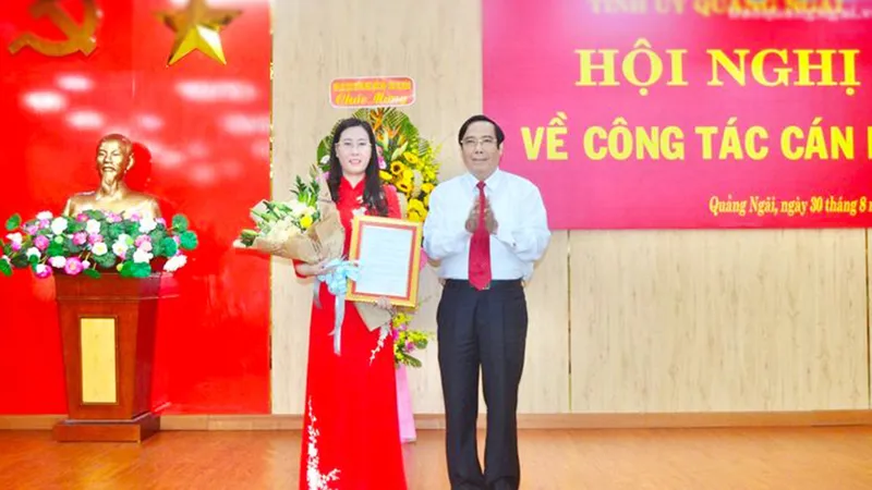 Bộ Chính trị chuẩn y Bí thư Tỉnh ủy Quảng Ngãi Bùi Thị Quỳnh Vân