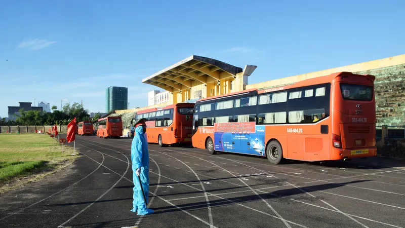 Phú Yên duy trì đón người dân ở TPHCM về quê