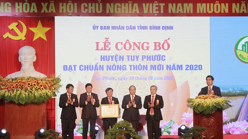 Chủ tịch nước muốn Tuy Phước trở thành huyện nông thôn mới kiểu mẫu