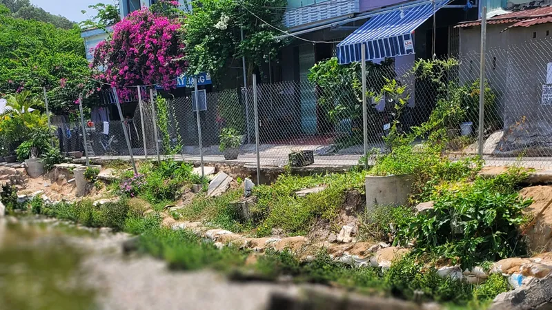 TP Quy Nhơn chi trên 3,1 tỷ đồng khắc phục đoạn kè sạt lở hồ Bàu Sen