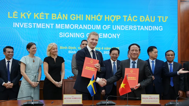 Tập đoàn Thụy Điển đầu tư 1 tỷ USD để tái chế phế thải dệt may ở Bình Định