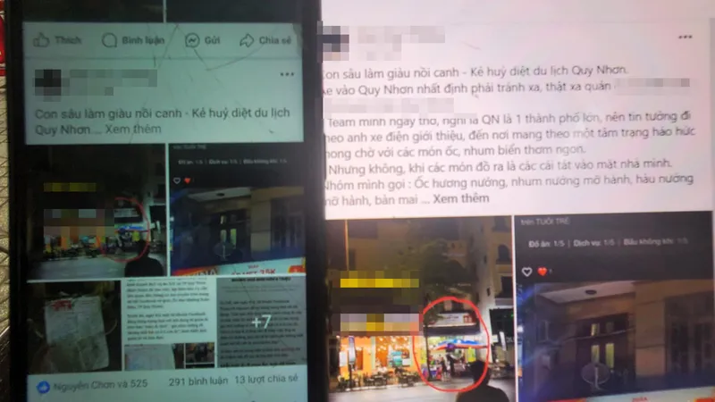 Bình Định: Xác minh vụ khách du lịch tố bị tài xế xe điện "mồi chài" đi ăn ốc ôi thiu 