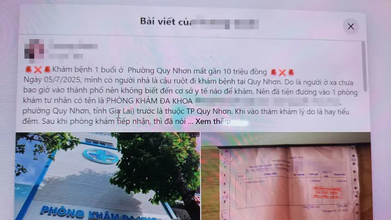 Đình chỉ hoạt động phòng khám tư bị tố "chặt chém" ở Gia Lai