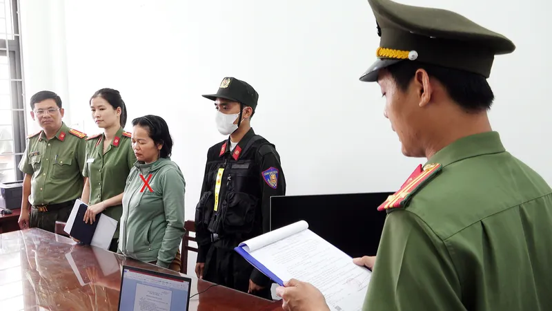 Bắt tạm giam người phụ nữ đăng nhiều clip xuyên tạc về KCN Phù Mỹ