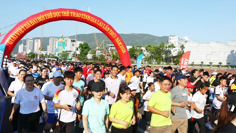 Gần 2.000 người tham gia Giải Việt dã tỉnh Gia Lai