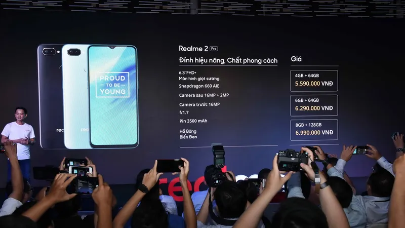 Vừa ra mắt, Realme 2 Series có 6.000 lượt đặt hàng