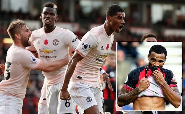 Bournemouth - Man United 1-2: Martial gỡ hòa, Rashford giành 3 điểm cho Mourinho