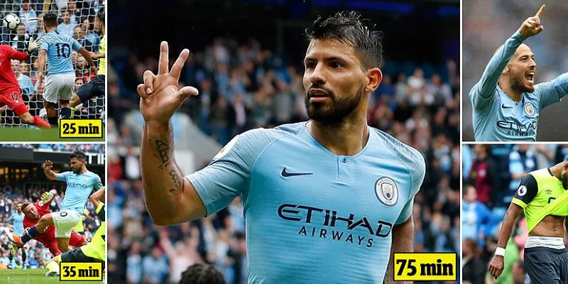 Man City - Southampton 6-1: Aguero, Silva, Sane ghi bàn, Sterling lập cú đúp