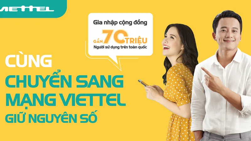 Viettel giúp khách hàng chuyển mạng giữ số tại nhà
