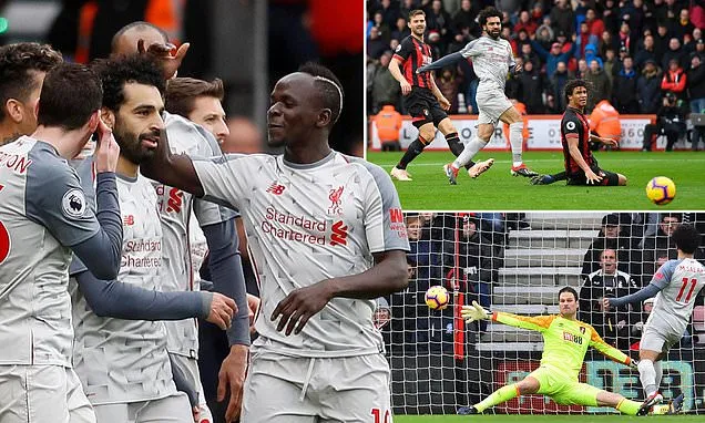 Bournemouth - Liverpool 0-4: Salah trở lại và lập cú hat-trick