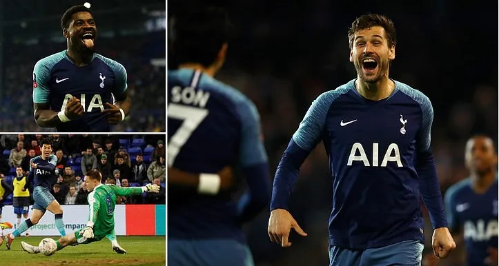 Tranmere Rovers - Tottenham 0-7: Serge Aurier, Llorente, Son Heung Min, Harry Kane khoe tài