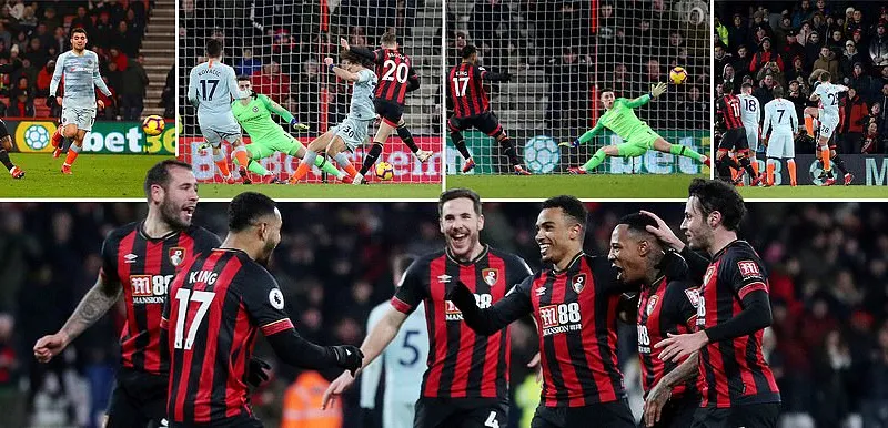 Bournemouth - Chelsea 4-0: Joshua King, David Brooks, Charlie Daniels gieo ác mộng cho HLV Sarri