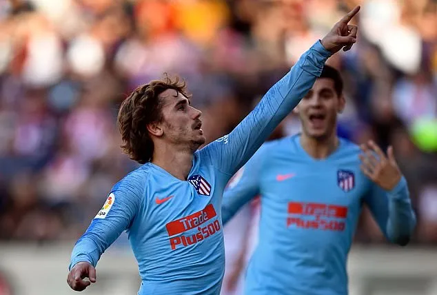 Rayo Vallecano - Atletico 0-1: Griezmann ghi bàn may mắn, HLV Simeone tạm vươn lên nhì bảng