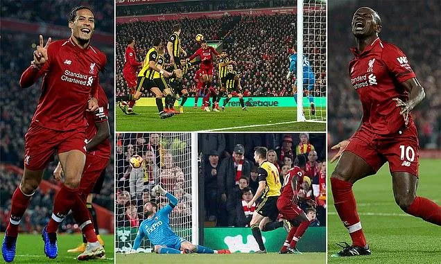 Liverpool - Watford 5-0: Alexander-Arnold kiến tạo, Mane, Origi, Van Dijk ghi bàn, HLV Klopp đầu BXH