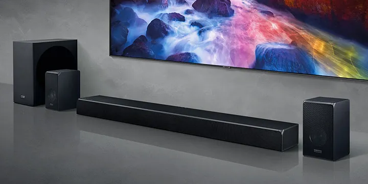 QLED Frame Q68R - Harman Kardon Q Series 2019: Samsung hội tụ tuyệt tác