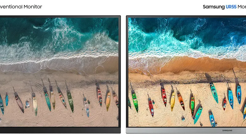 Màn hình UHD Samsung dùng cho thiết kế đồ họa và giải trí