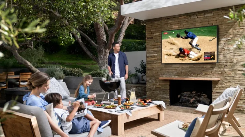 Samsung trình làng The Terrace - TV QLED ngoài trời