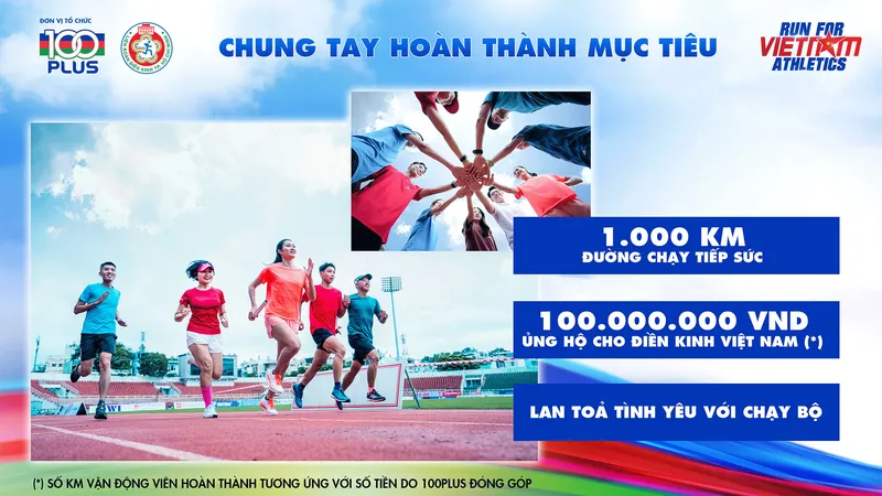 'Chạy vì điền kinh Việt Nam' gây quỹ hỗ trợ VĐV điền kinh quốc gia
