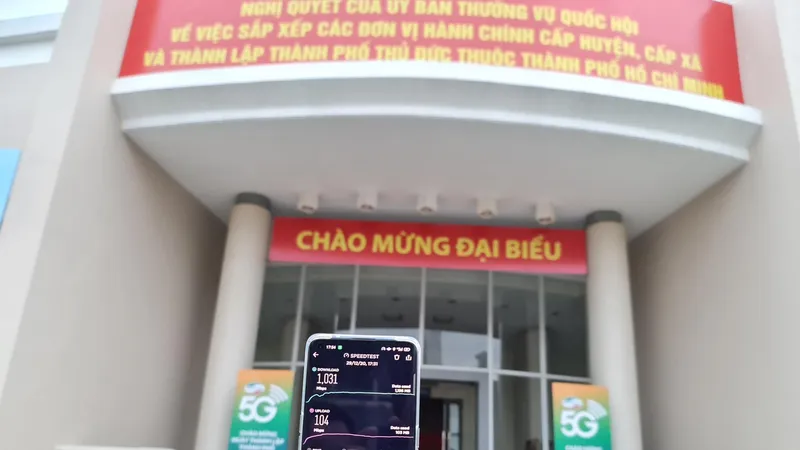 Viettel cung cấp dịch vụ 5G tại thành phố Thủ Đức