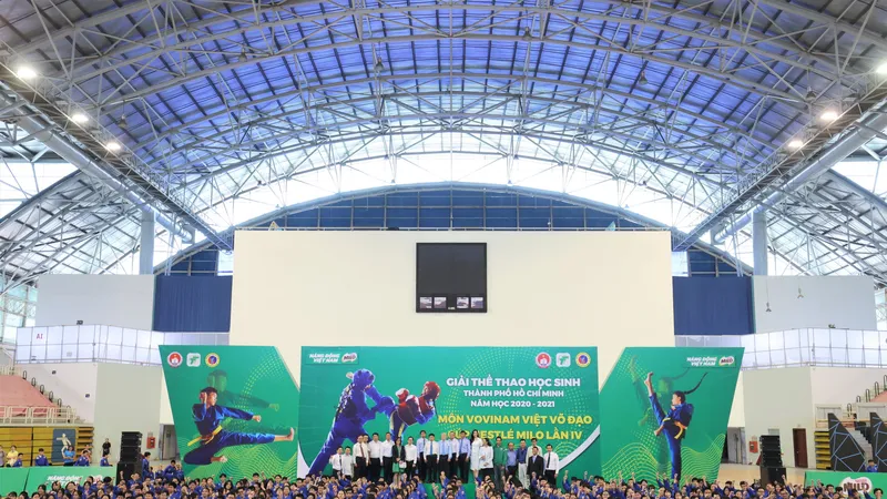 Hơn 1.500 học sinh dự giải Hội khỏe Phù Đổng môn Vovinam - cúp Nestlé MILO lần thứ 4