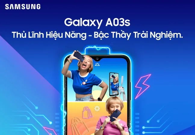 Galaxy A03s: Thủ lĩnh phân khúc với Hiệu năng vượt trội