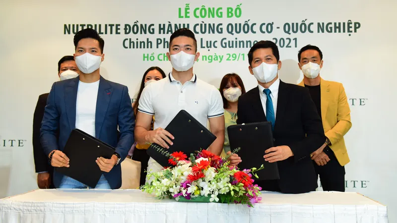 Nutrilite đồng hành Quốc Cơ - Quốc Nghiệp chinh phục kỷ lục thế giới 2021