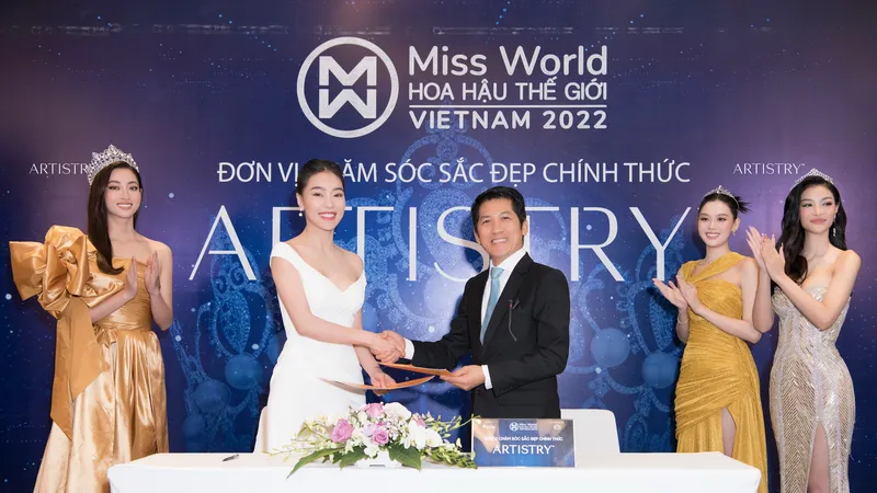 Artistry là đơn vị chăm sóc sắc đẹp Miss World Việt Nam 2022