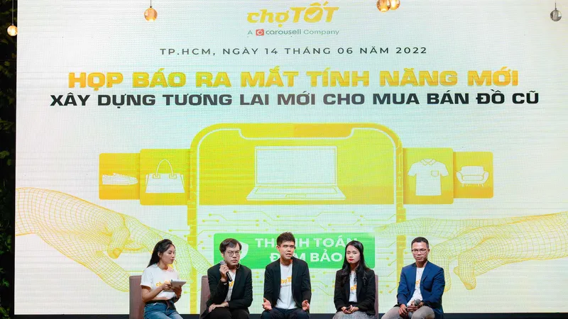 Thanh toán đảm bảo trên Chợ Tốt tăng cường trải nghiệm mua bán đồ cũ an toàn