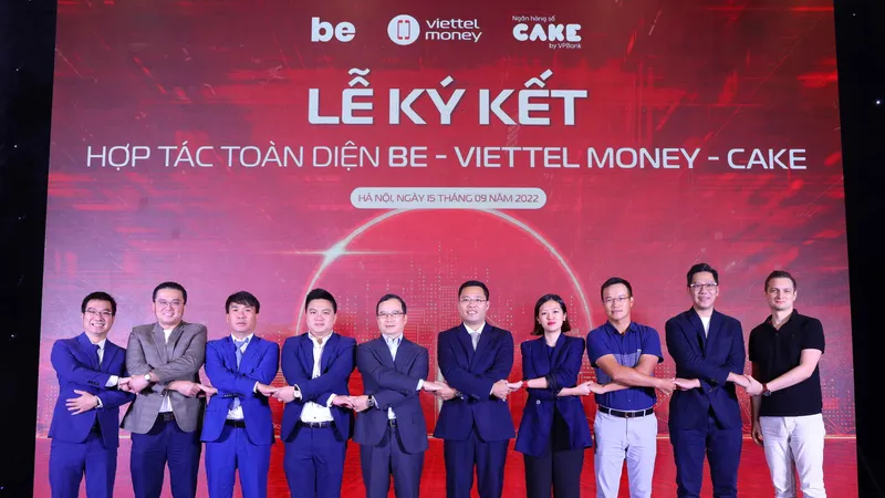 Viettel Money hợp tác Ngân hàng số Cake by VPBank và Nền tảng tiêu dùng đa dịch vụ Be