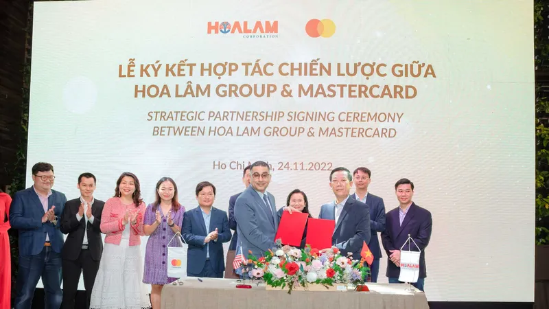 Tập đoàn Hoa Lâm hợp tác chiến lược với Mastercard triển khai dự án đổi mới công nghệ thanh toán