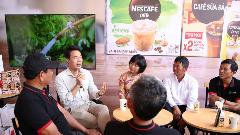 Hành trình từ hạt cà phê nông trại đến ly Nescafé 