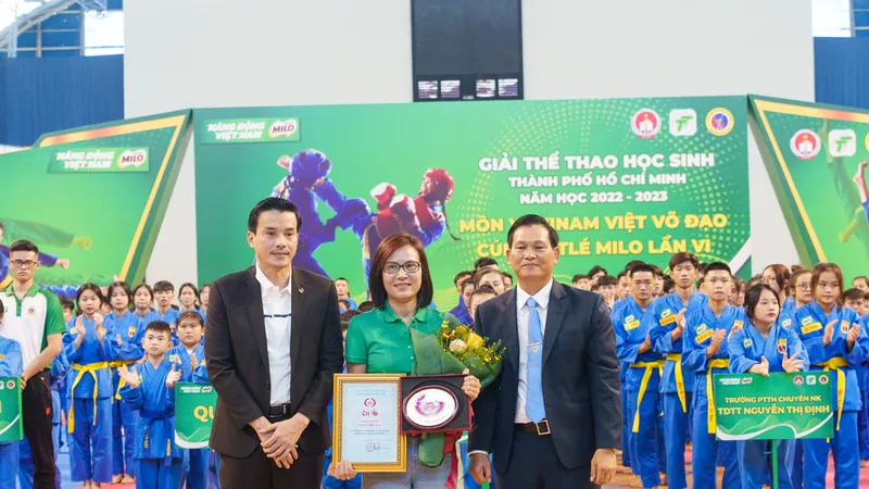 Giải Vovinam Việt võ đạo Cúp Nestlé MILO 2023 đón gần 2.000 vận động viên tranh tài