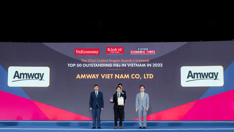 Amway Việt Nam được vinh danh là doanh nghiệp FDI tiên phong trong lĩnh vực chuyển đổi số tại Việt Nam