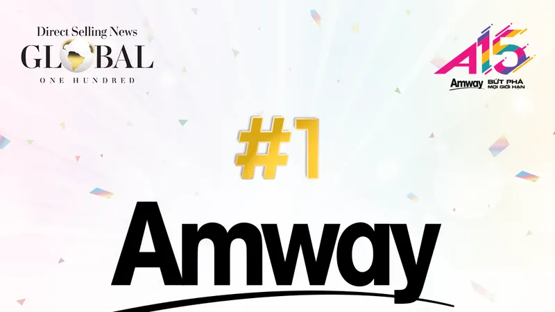 Amway liên tiếp dẫn đầu 11 năm ngành bán hàng trực tiếp thế giới
