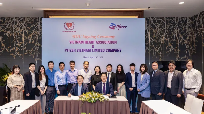 Pfizer Việt Nam ký kết Biên bản ghi nhớ dự án “Sức khỏe Tim mạch cộng đồng”