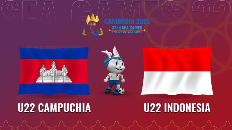 🔴TRỰC TIẾP SEA Games 32: Bóng đá nam, bảng A: U22 Cambodia vs U22 Indonesia 