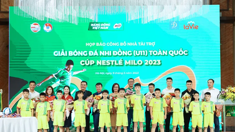 Nestlé MILO đồng hành Giải Bóng đá Nhi đồng (U11) toàn quốc - Cúp Nestlé MILO 2023