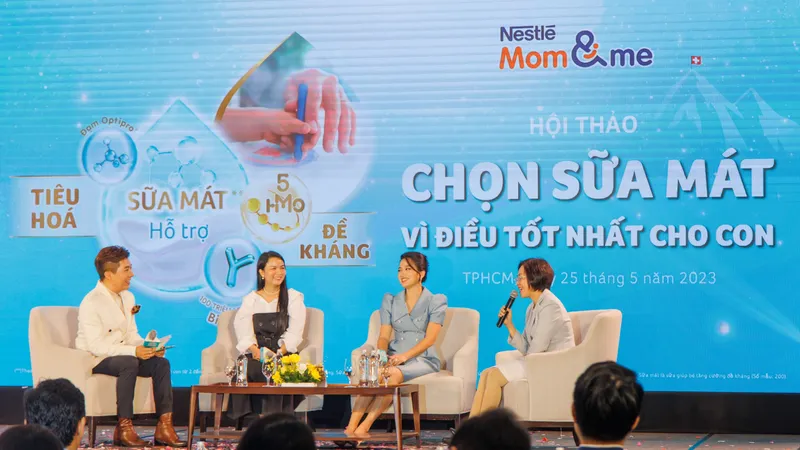 Nestlé giới thiệu sữa mát NAN Otipro Plus 4 tại hội thảo “Chọn sữa mát vì điều tốt nhất cho con” 