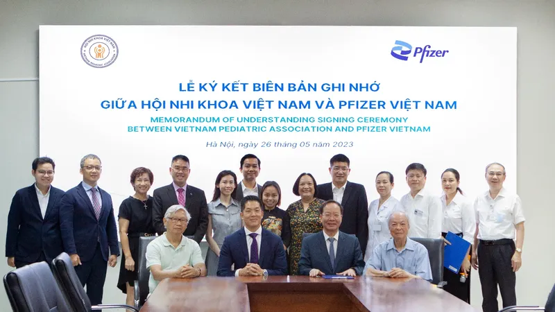 Hợp tác giữa Pfizer và Hội Nhi khoa Việt Nam hướng đến nâng cao năng lực của nhân viên y tế trong chẩn đoán và điều trị các bệnh lý thuộc lĩnh vực nhi khoa