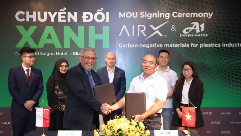 AirX cũng chính thức ký kết chiến lược độc quyền A1 Environment của Singapore