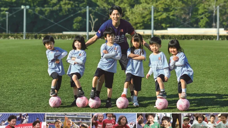 UNIQLO hợp tác Liên đoàn Bóng đá Nhật Bản tổ chức sự kiện JFA UNIQLO SOCCER KIDS ở Việt Nam