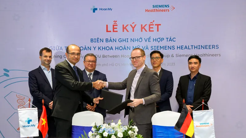 Tập đoàn Y khoa Hoàn Mỹ và Siemens Healthineers hợp tác thúc đẩy nâng cao tiêu chuẩn chăm sóc sức khỏe tại Việt Nam