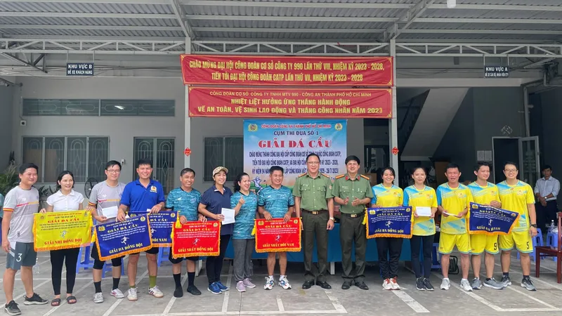 Công đoàn Công ty 990 xuất sắc giành giải nhất và nhì, giành vé đi tiếp