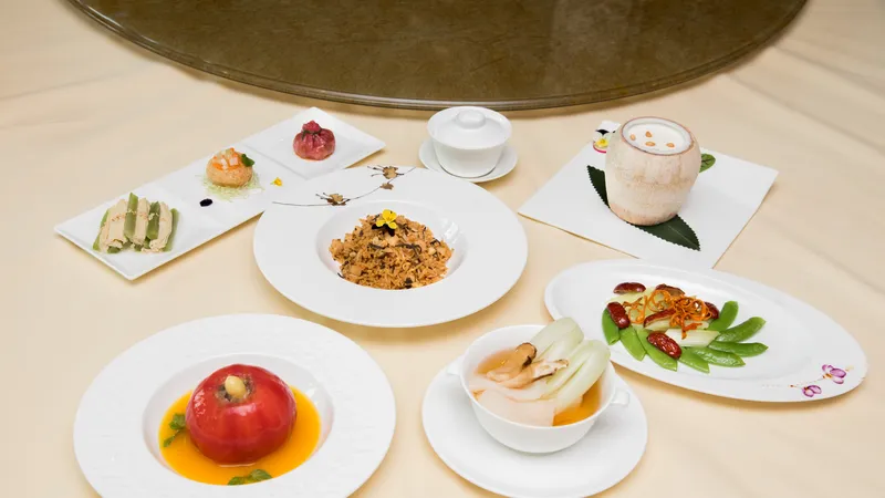 Set chay ở nhà hàng Long Triều 