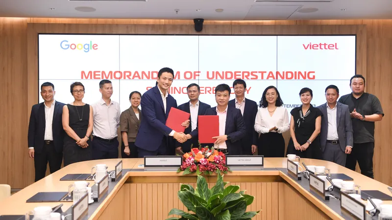 Viettel hợp tác Google thúc đẩy chuyển đổi số lĩnh vực giáo dục và điện toán đám mây Việt Nam