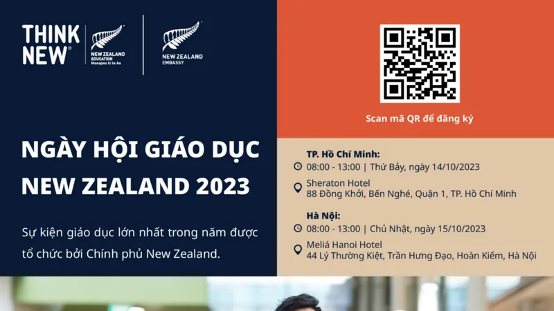Ngày hội Giáo dục New Zealand 2023 hướng đến tạo điều kiện cho người học tự tin hoạch định lộ trình học tập 