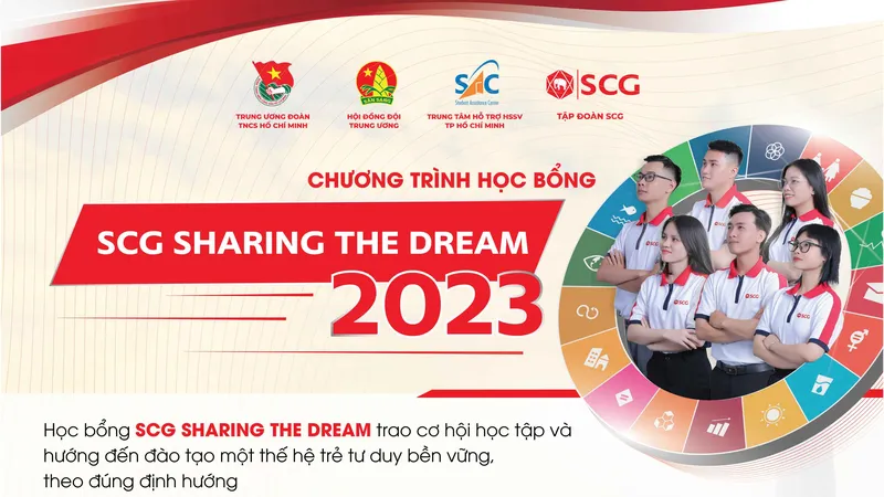Học bổng SCG Sharing The Dream 2023 tiếp tục đồng hành học sinh, sinh viên