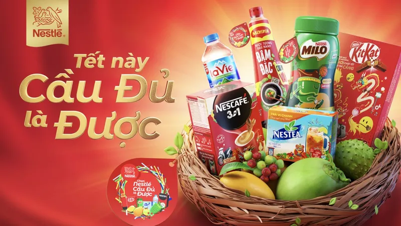 Nestlé khởi động chiến dịch tết 2024 "Cầu đủ là được"