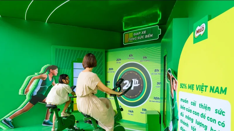 “Trạm sạc Sức bền 24h khổng lồ” của Nestlé MILO thu hút hàng ngàn gia đình Việt