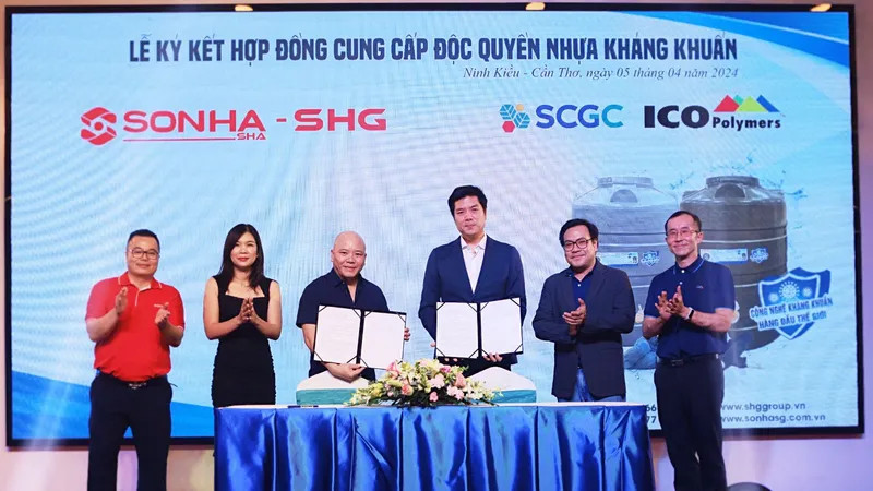 SCGC, LSP Và Sơn Hà Hợp Tác Để Phát Triển Bồn Nước Kháng Khuẩn Tại Việt Nam